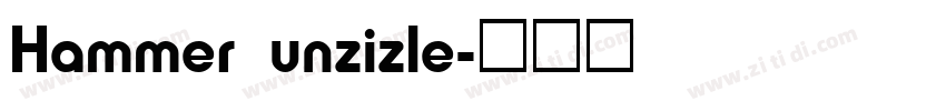 Hammer unzizle字体转换